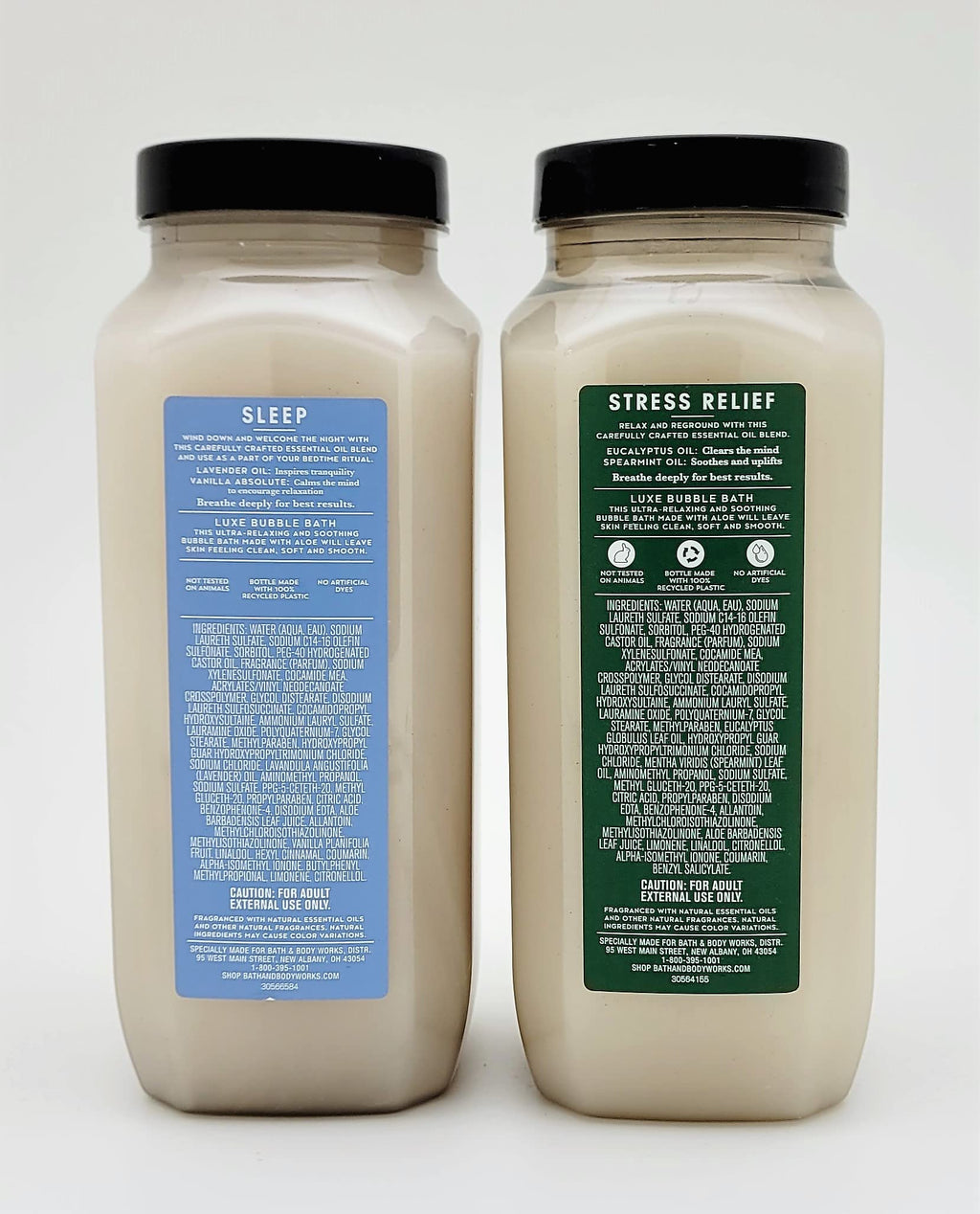 Bath & Body Works Aromatherapy Luxe Bubble Bath 2pc Bundle – Lavender Vanilla & Eucalyptus Spearmint