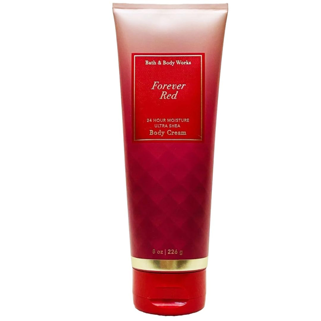 Bath & Body Works Forever Red Ultra Shea Cream — 8 oz (Packaging Variations)