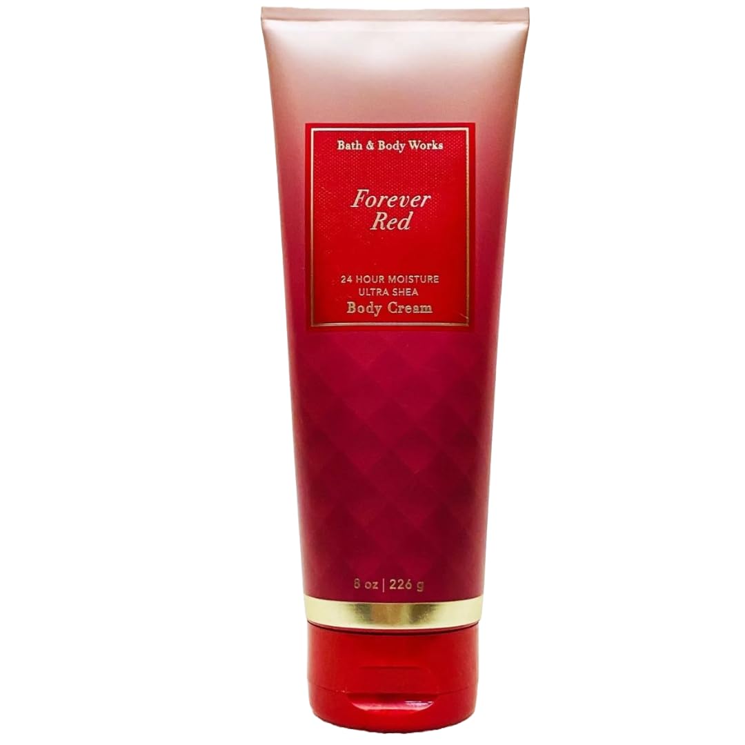 Bath & Body Works Forever Red Ultra Shea Cream — 8 oz (Packaging Variations)