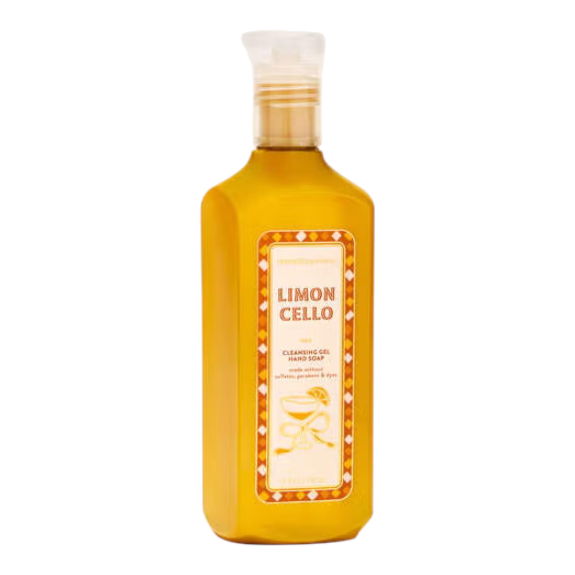 Bath & Body Works Limoncello Hand Soap – Cleansing Gel, 8 oz Set of 2 with Honey Clementine Scent