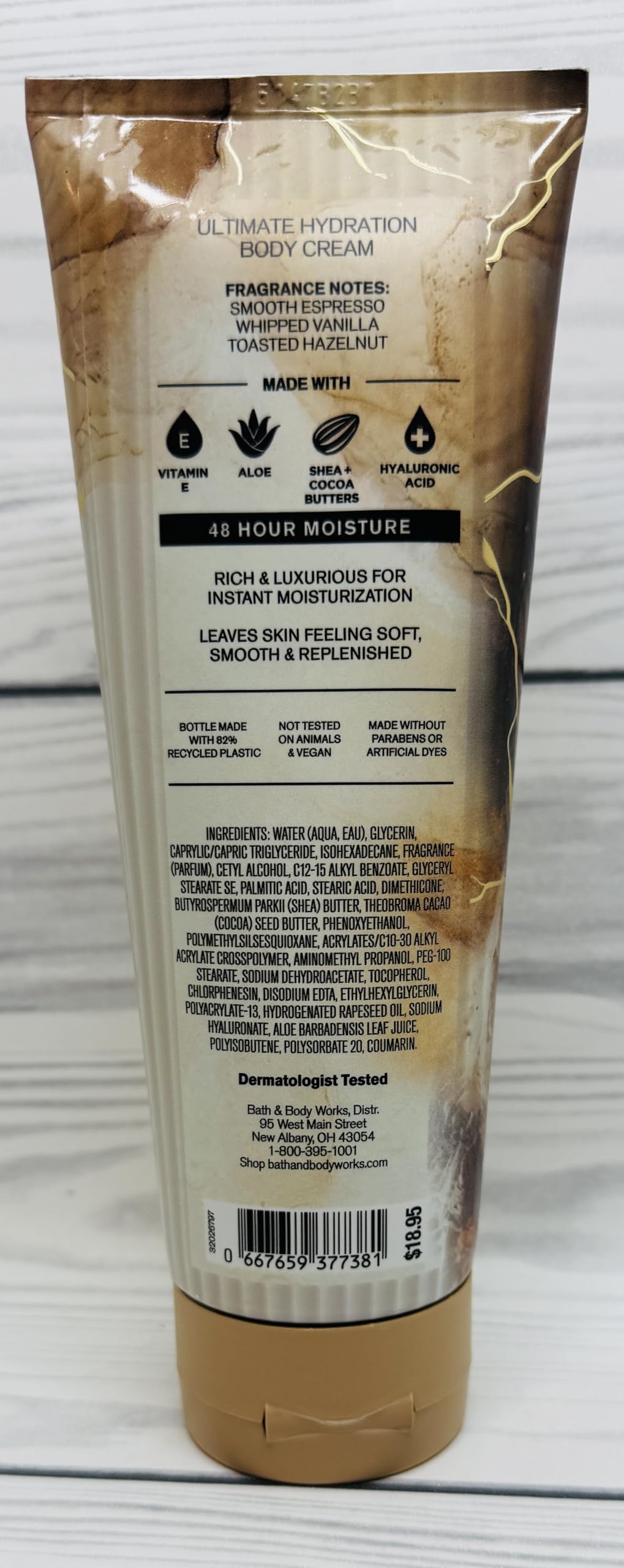Bath & Body Works Vanilla Café Ultimate Hydration Body Cream – Pack of 2, 8 oz Each