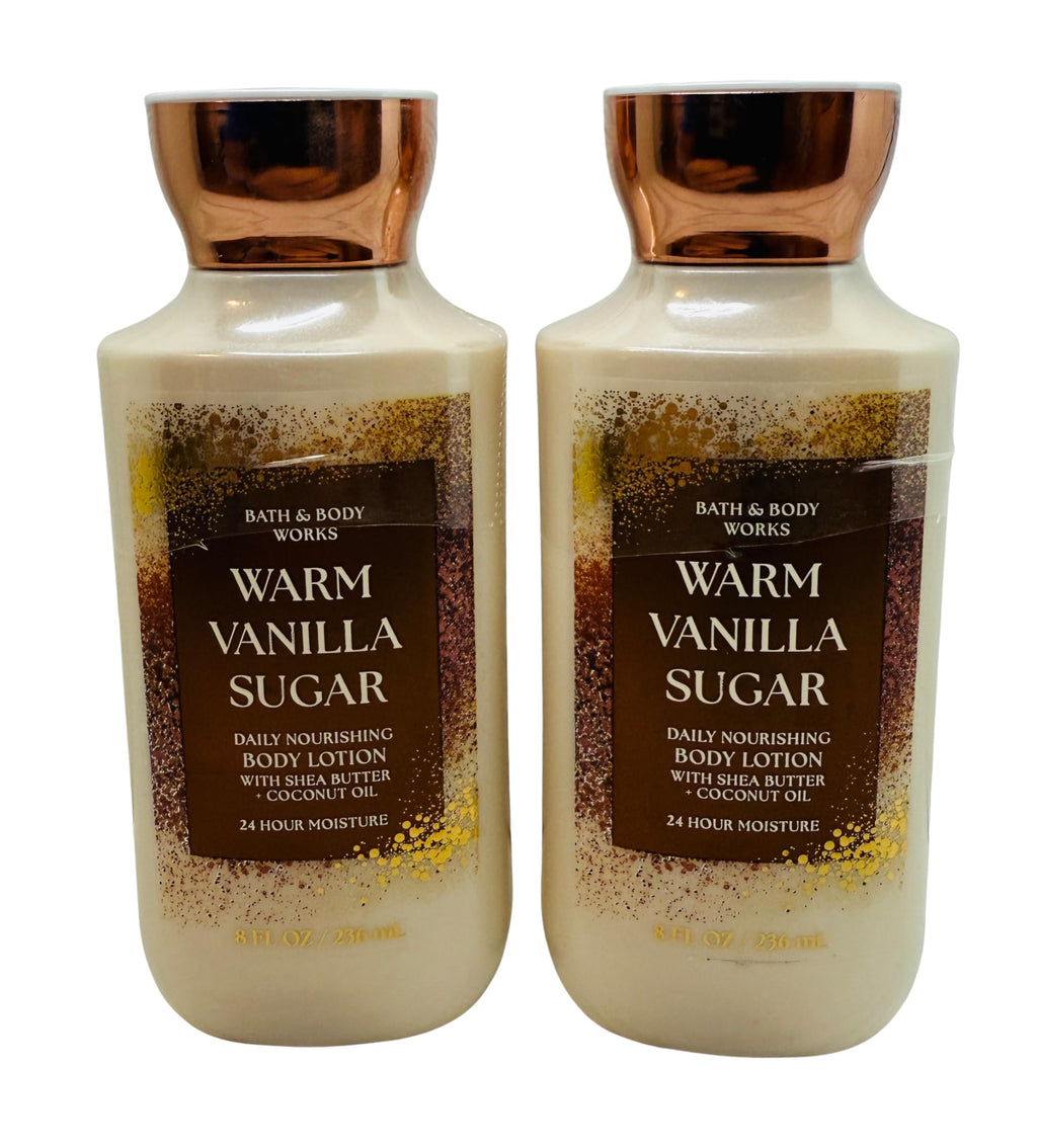 Bath & Body Works Warm Vanilla Sugar Body Lotion – 2 x 8 oz