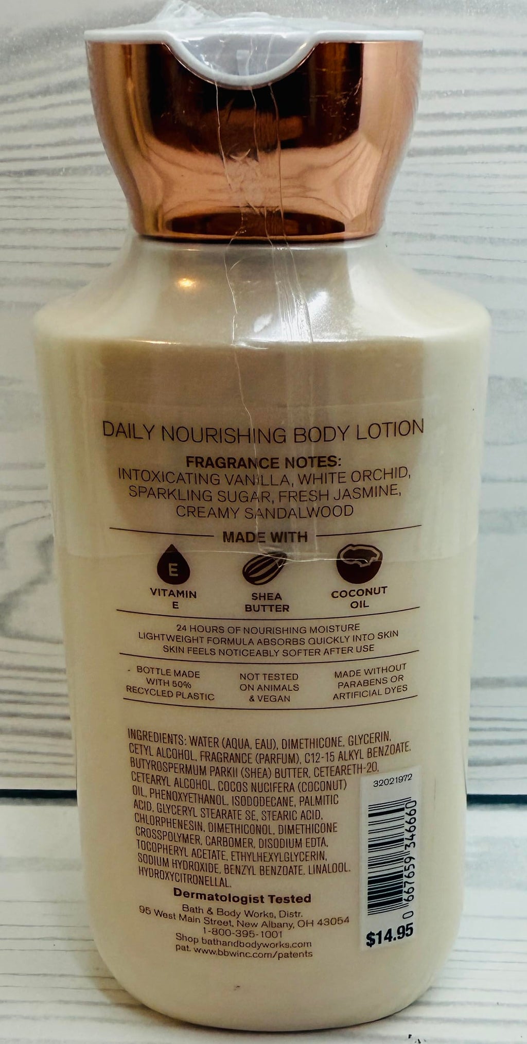 Bath & Body Works Warm Vanilla Sugar Body Lotion – 2 x 8 oz