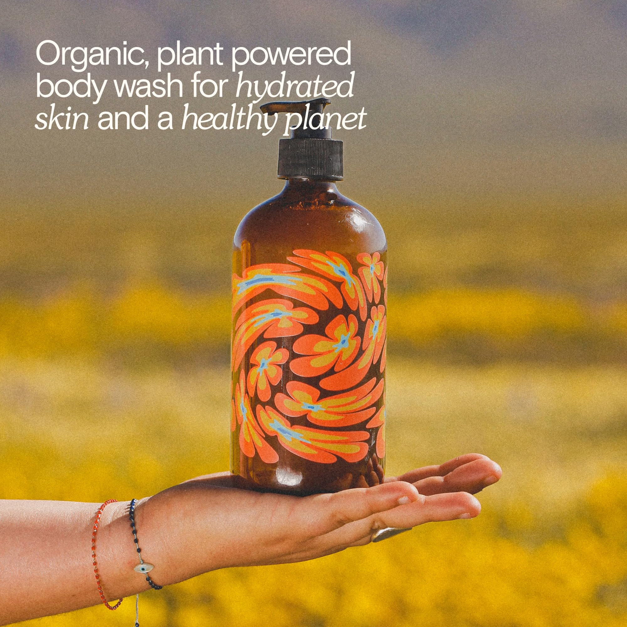Bathing Culture Meadow Vision Organic Mind + Body Wash – Vegan, Biodegradable, 16 oz