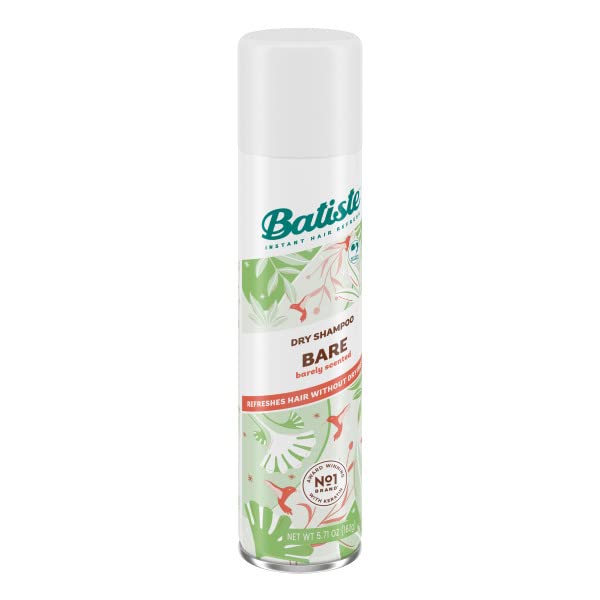 Batiste Dry Shampoo Bare Fragrance – 5.71 oz (Pack of 3) | Oil-Absorbing, Lightly Scented