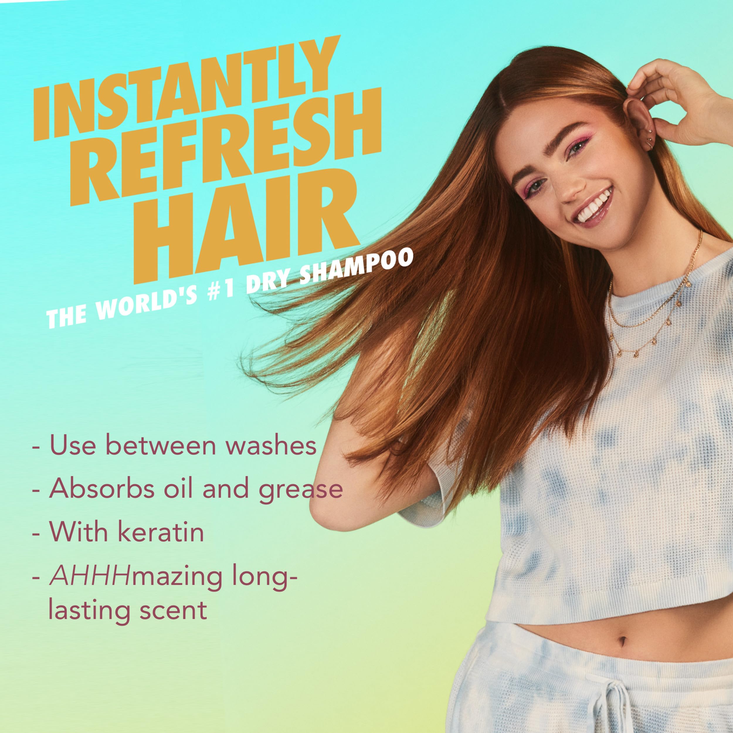 Batiste Brilliant Blonde Dry Shampoo – Refresh Hair, Absorb Oil Between Washes