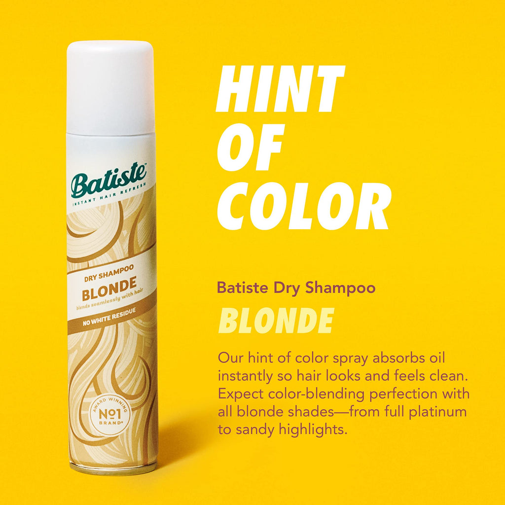Batiste Dry Shampoo Brilliant Blonde 6.73 oz (Pack of 3)