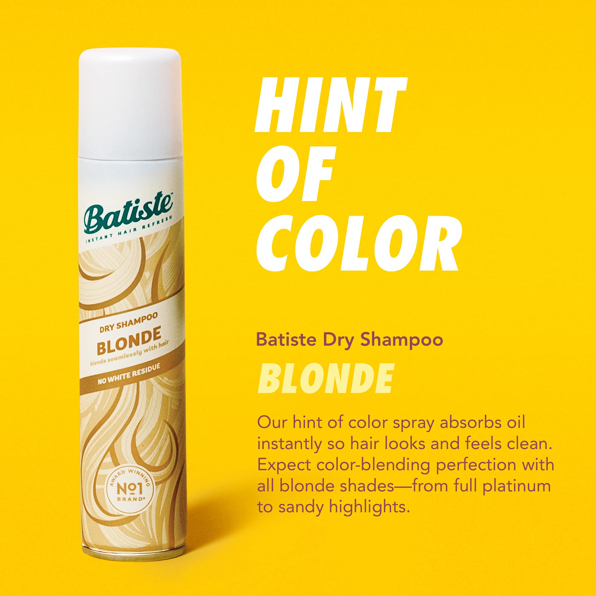 Batiste Dry Shampoo Brilliant Blonde 6.73 oz (Pack of 3)