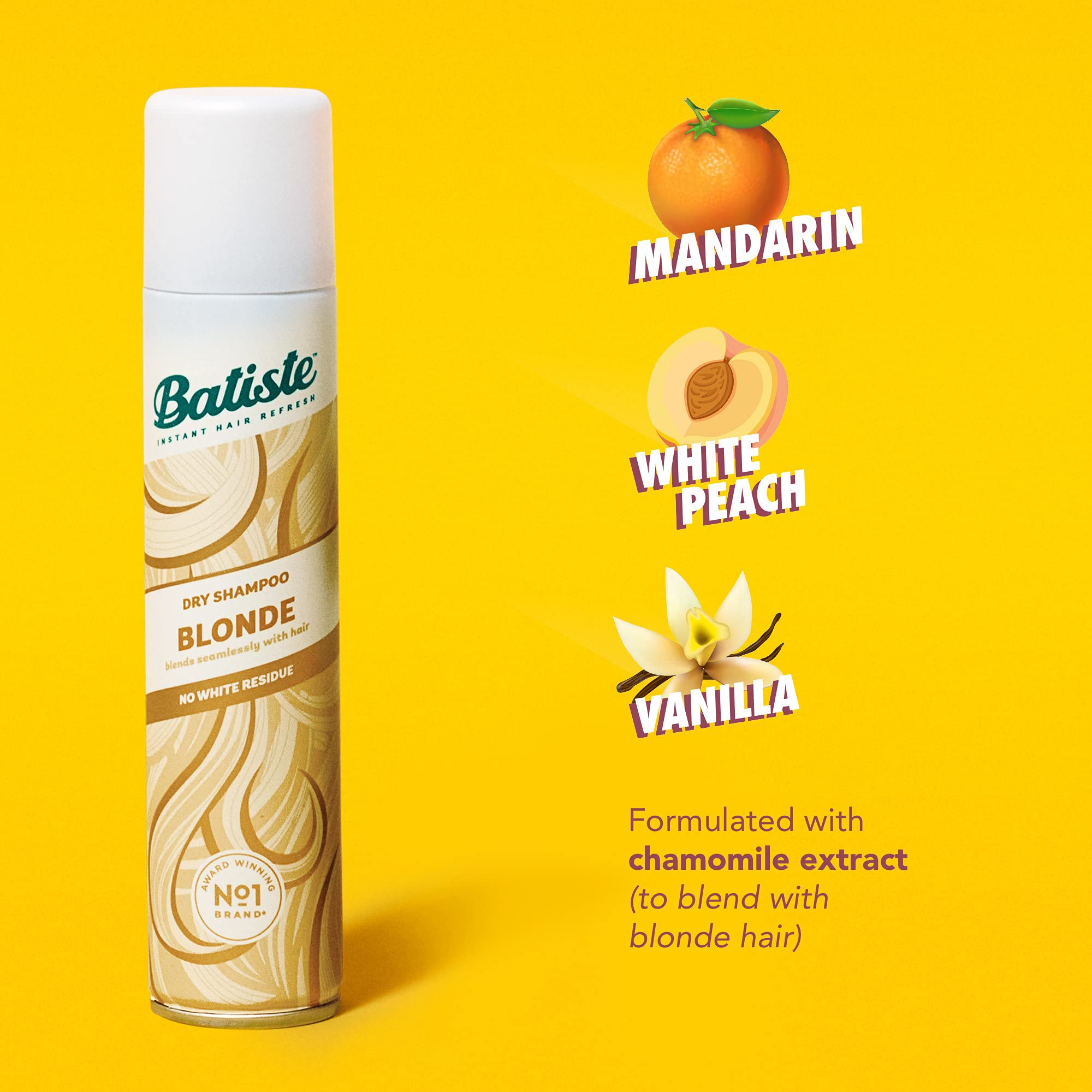 Batiste Dry Shampoo Brilliant Blonde 6.73 oz (Pack of 3)