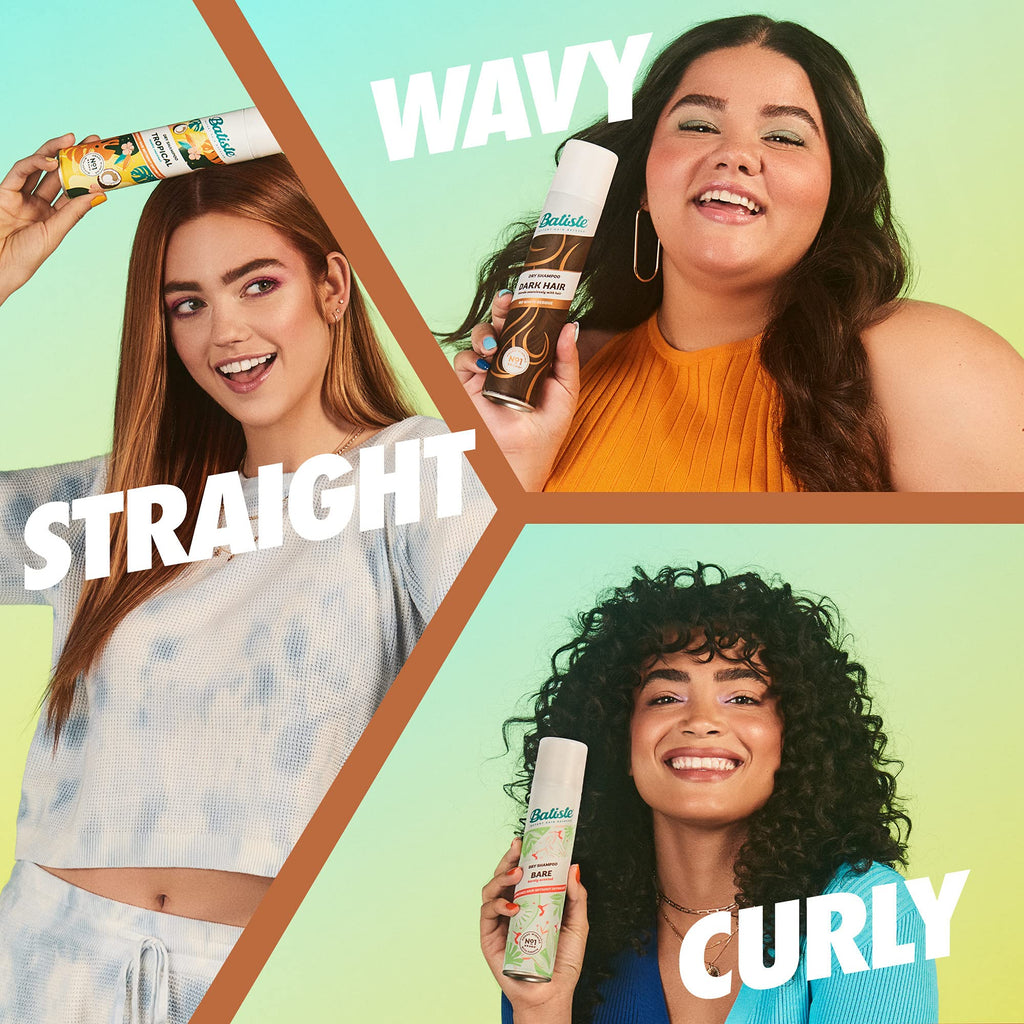 Batiste Dark Dry Shampoo for Brunettes – Absorb Oil & Add Texture (6.35 oz)