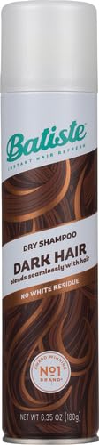 Batiste Dark Dry Shampoo for Brunettes – Absorb Oil & Add Texture (6.35 oz)