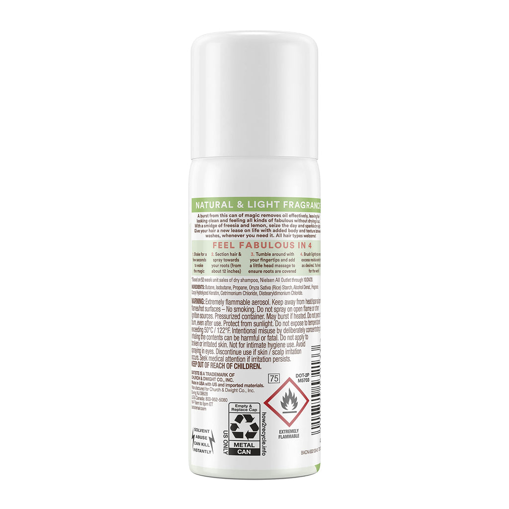 Batiste Dry Shampoo Bare Mini – Travel Size 1.06 oz, Pack of 3