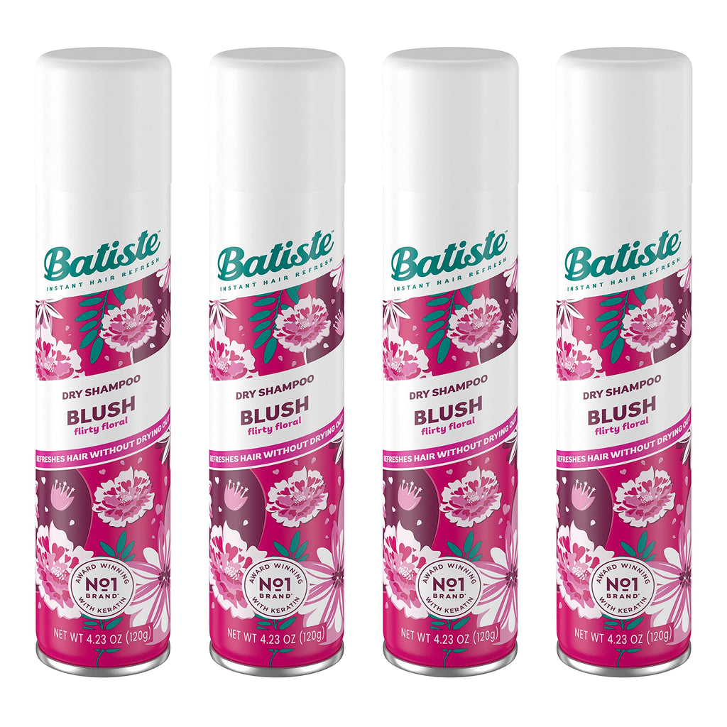 Batiste Dry Shampoo Blush 6.73 oz (Pack of 4) – Refresh Between Washes
