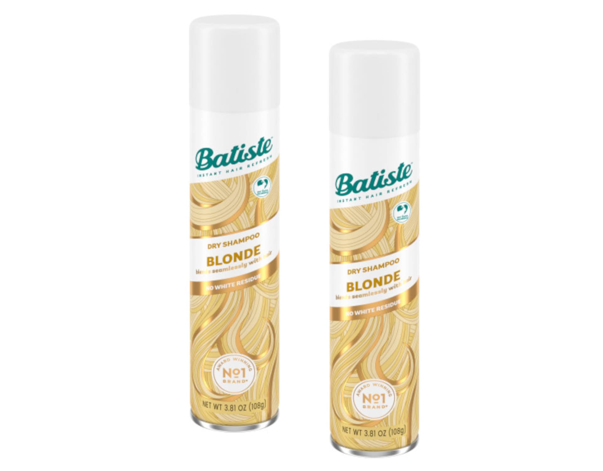 Batiste Dry Shampoo Blonde – Brilliant Blonde, 3.81 Fl oz, Pack of 2