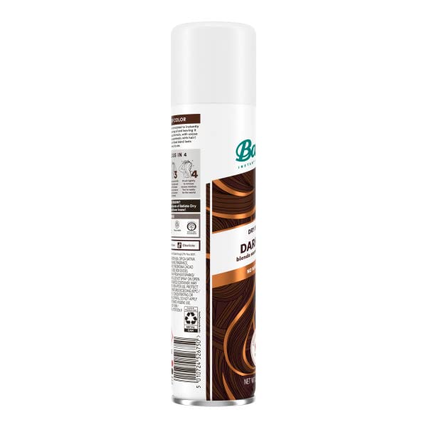 Batiste Dry Shampoo Dark & Deep Brown – 6.73 oz (Pack of 3) | Quick Hair Refresh