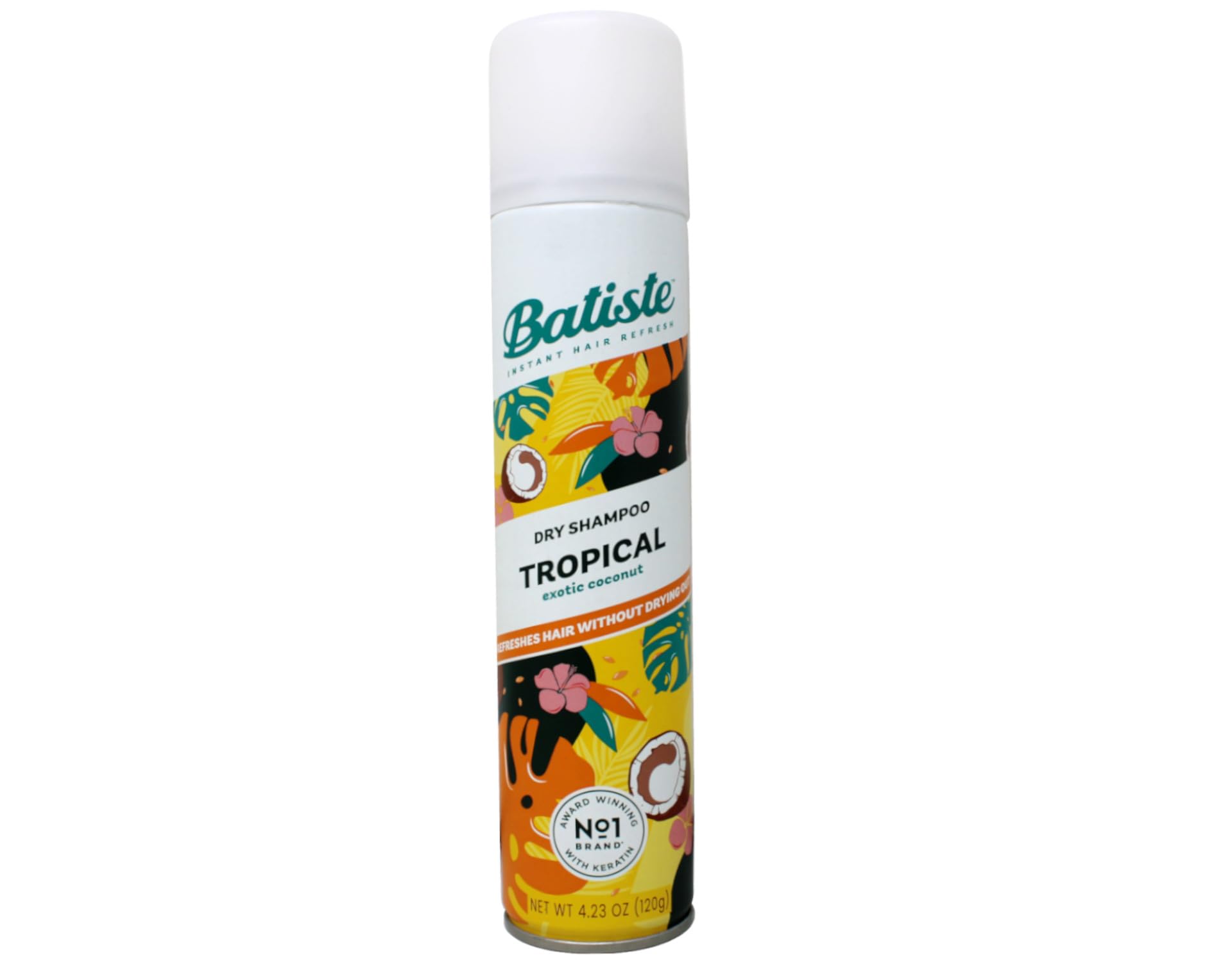 Batiste Dry Shampoo Tropical – Exotic Coconut, 4.23 oz (Pack of 6)
