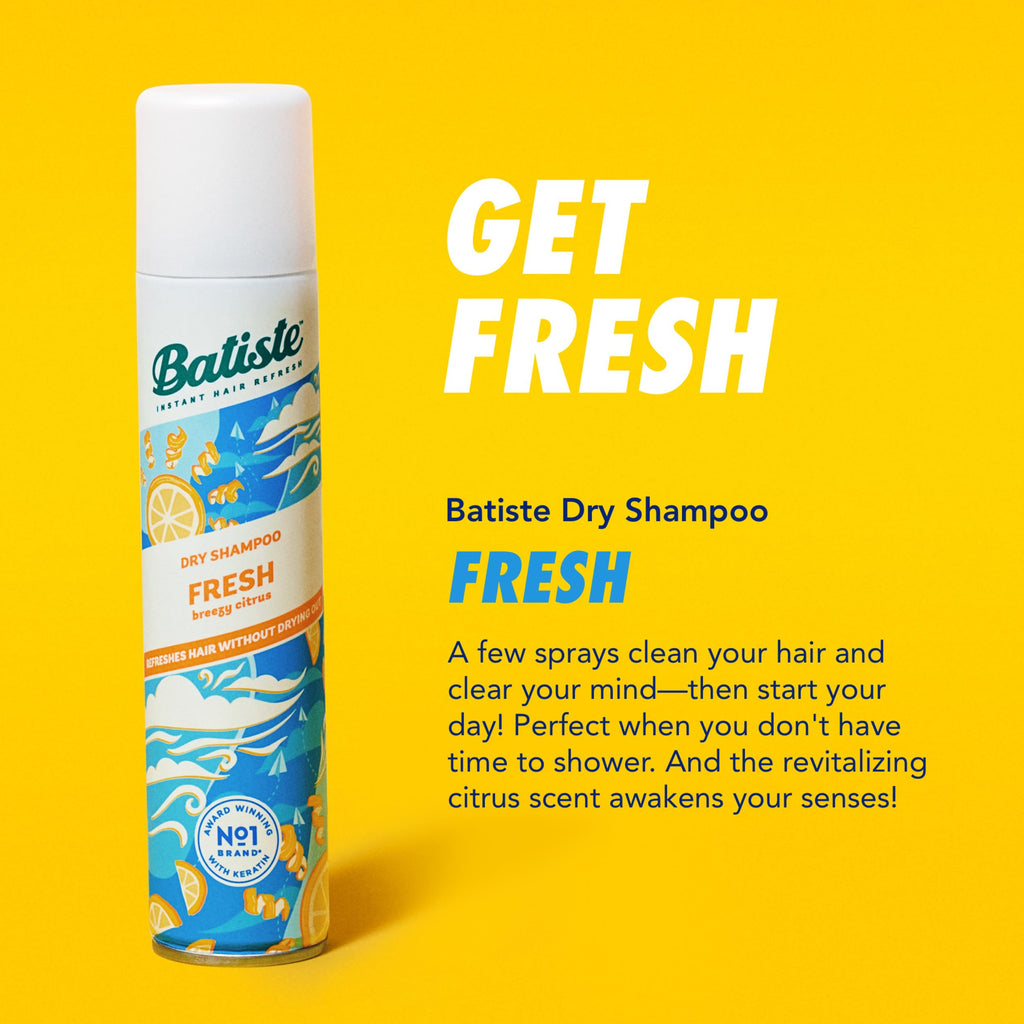 Batiste Fresh Dry Shampoo – Absorb Oil, Add Texture Between Washes | 5.71 oz