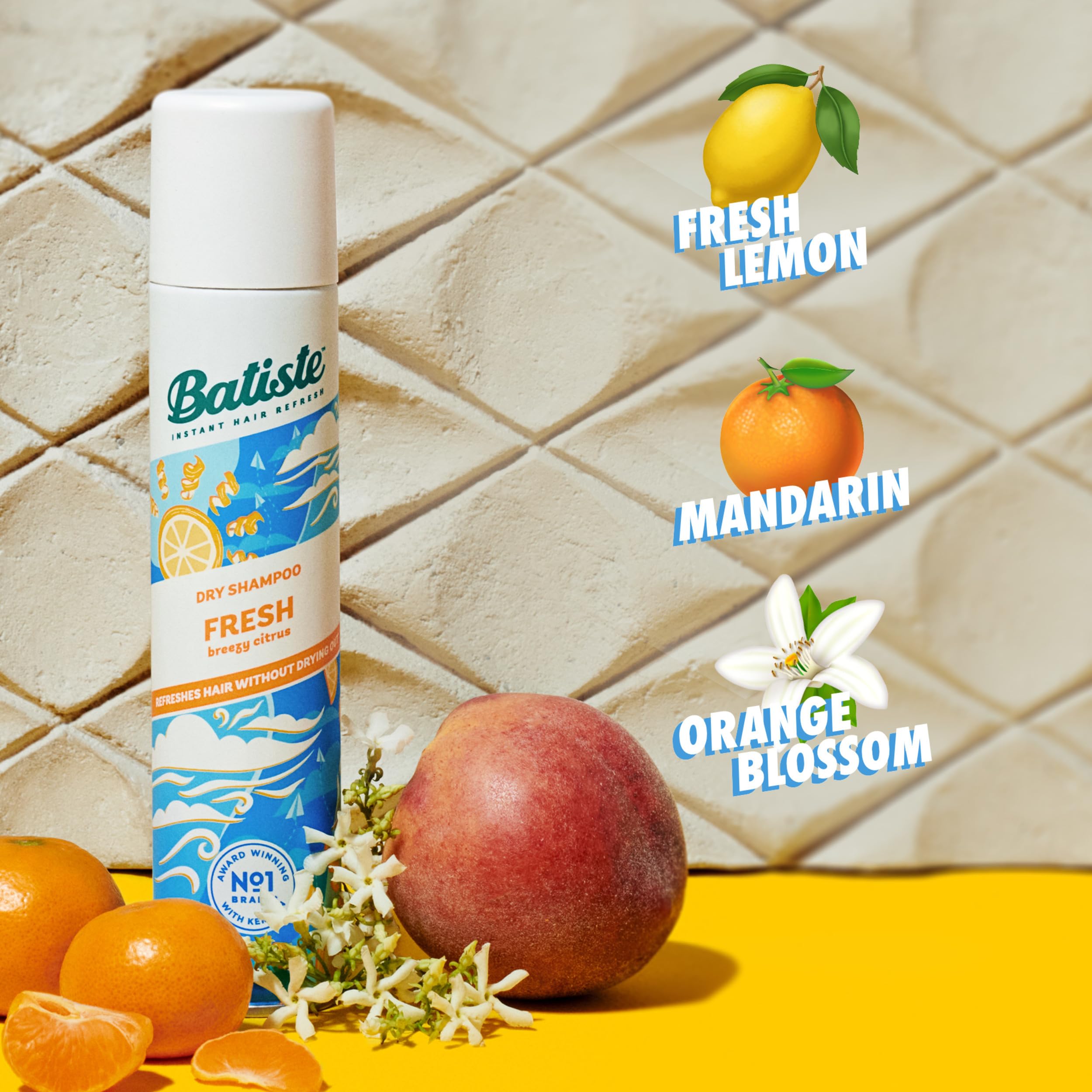 Batiste Fresh Dry Shampoo – Absorb Oil, Add Texture Between Washes | 5.71 oz