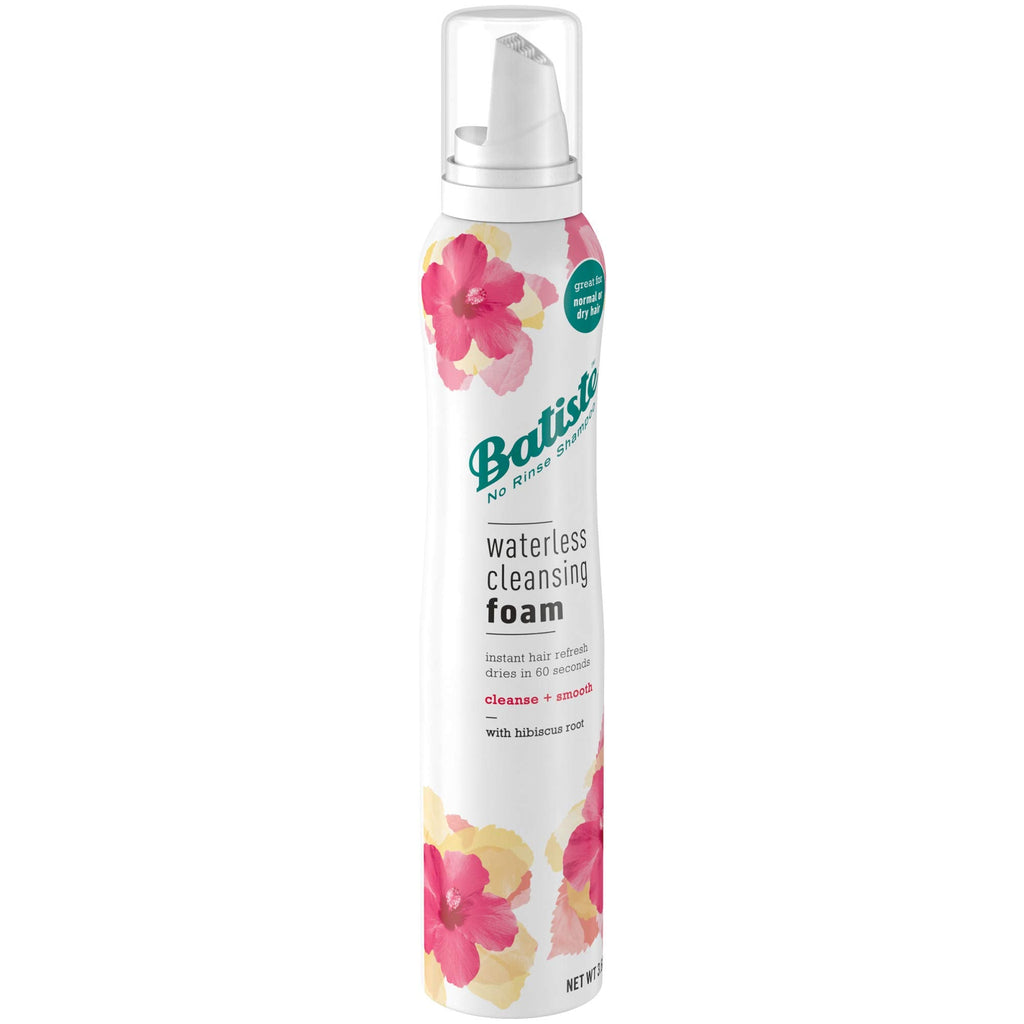 Batiste Waterless Foam Cleanse & Smooth with Hibiscus Root – 3.6 oz