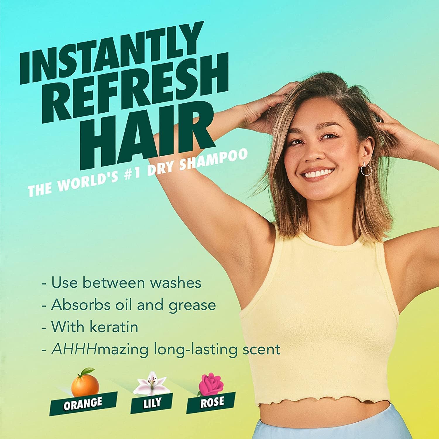 Batiste Dry Shampoo Original Fragrance — Refresh Hair & Absorb Oil (3 x 6.73 oz)