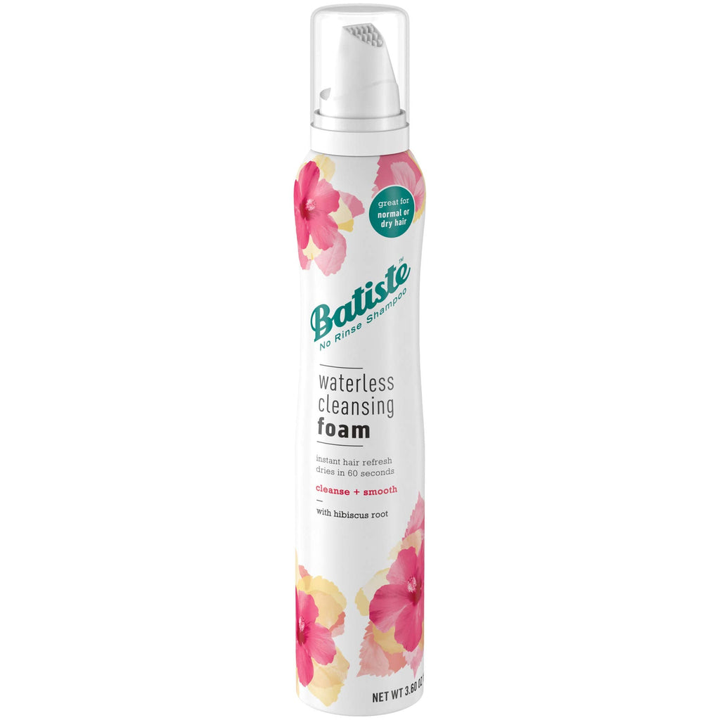 Batiste Waterless Foam Cleanse & Smooth with Hibiscus Root – 3.6 oz