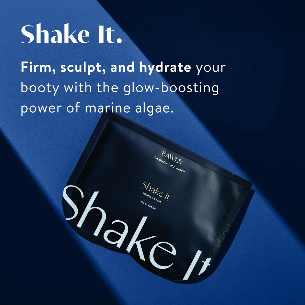 BAWDY Shake It Butt Mask – Marine Algae Firming & Illuminating Treatment (2 Sheets)