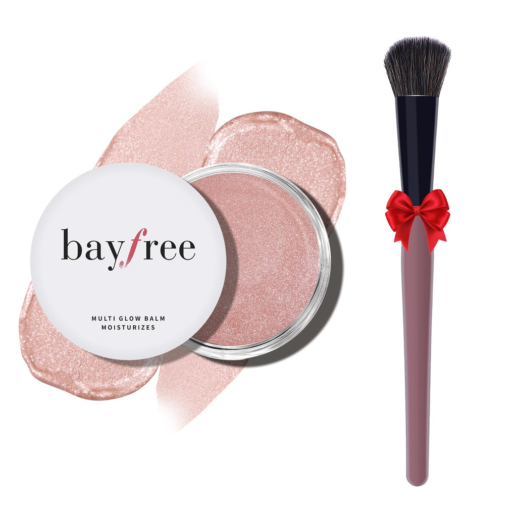 Bayfree Multi Cream Blush & Brush Set – Hydrating, Blendable Korean Cheek Makeup