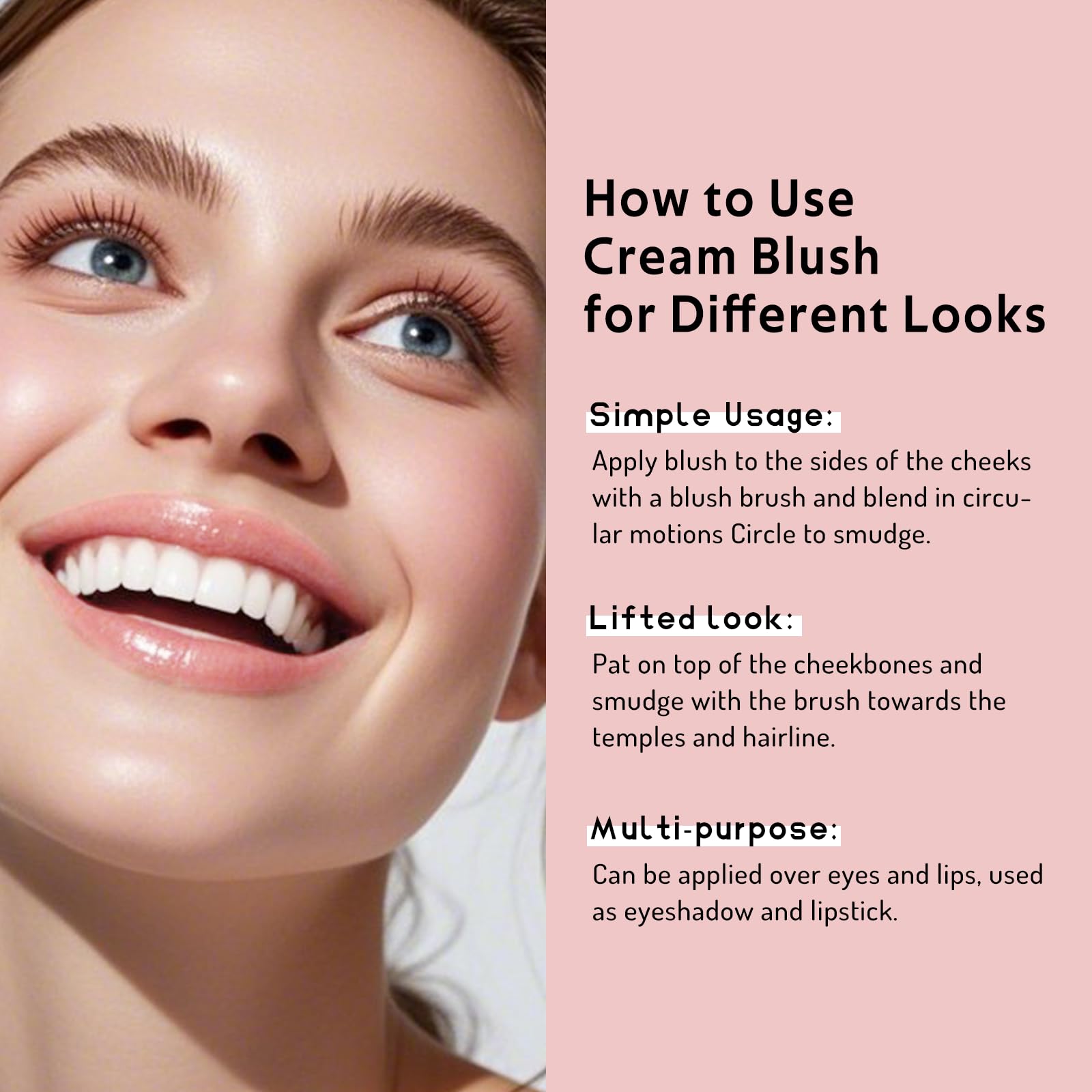 Bayfree Multi Cream Blush & Brush Set – Hydrating, Blendable Korean Cheek Makeup