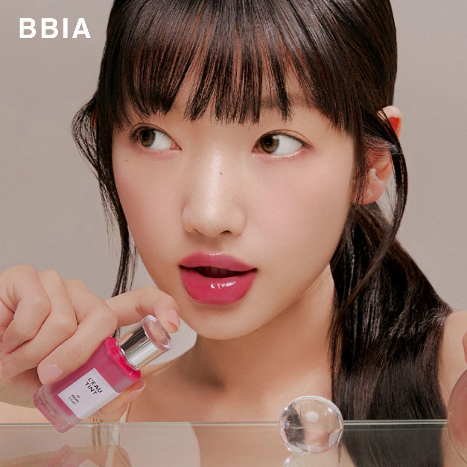 BBIA L’EAU Tint 05 Peony – Glossy Water Lip Stain | Long-Lasting Moisture & High Shine
