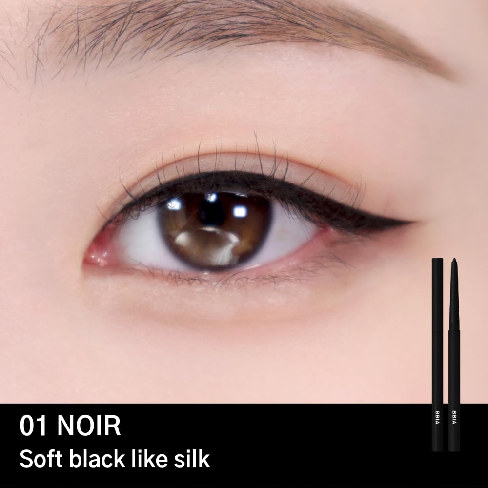 BBIA Last Auto Gel Eyeliner No.01 Noir – 17 Color Range, Multi-Use, Longwear & Waterproof Mechanical Eyeliner