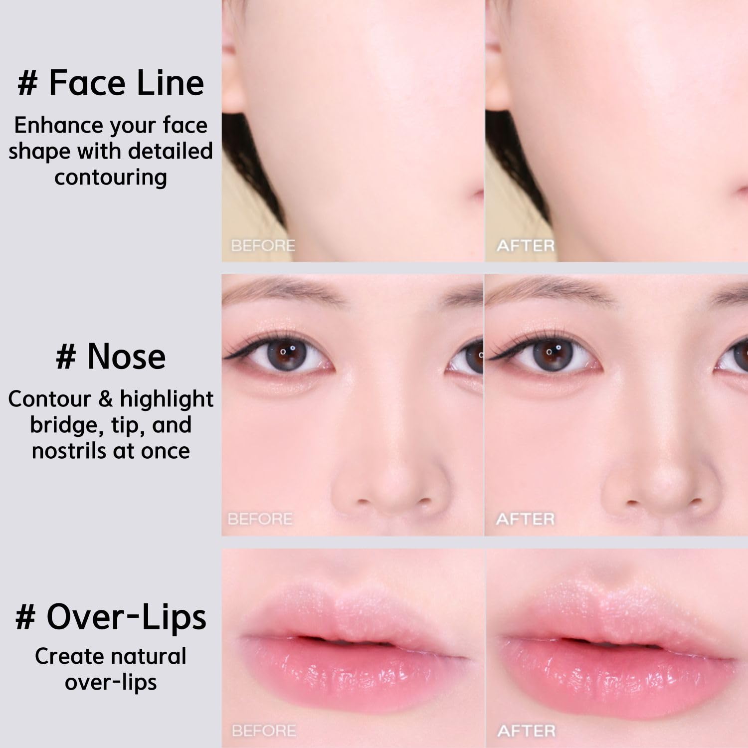 BBIA Last Contour Stick - Dual-Sided Contouring & Highlighting Duo (01 Warm Detail) | Buildable, Long-Lasting Korean Makeup