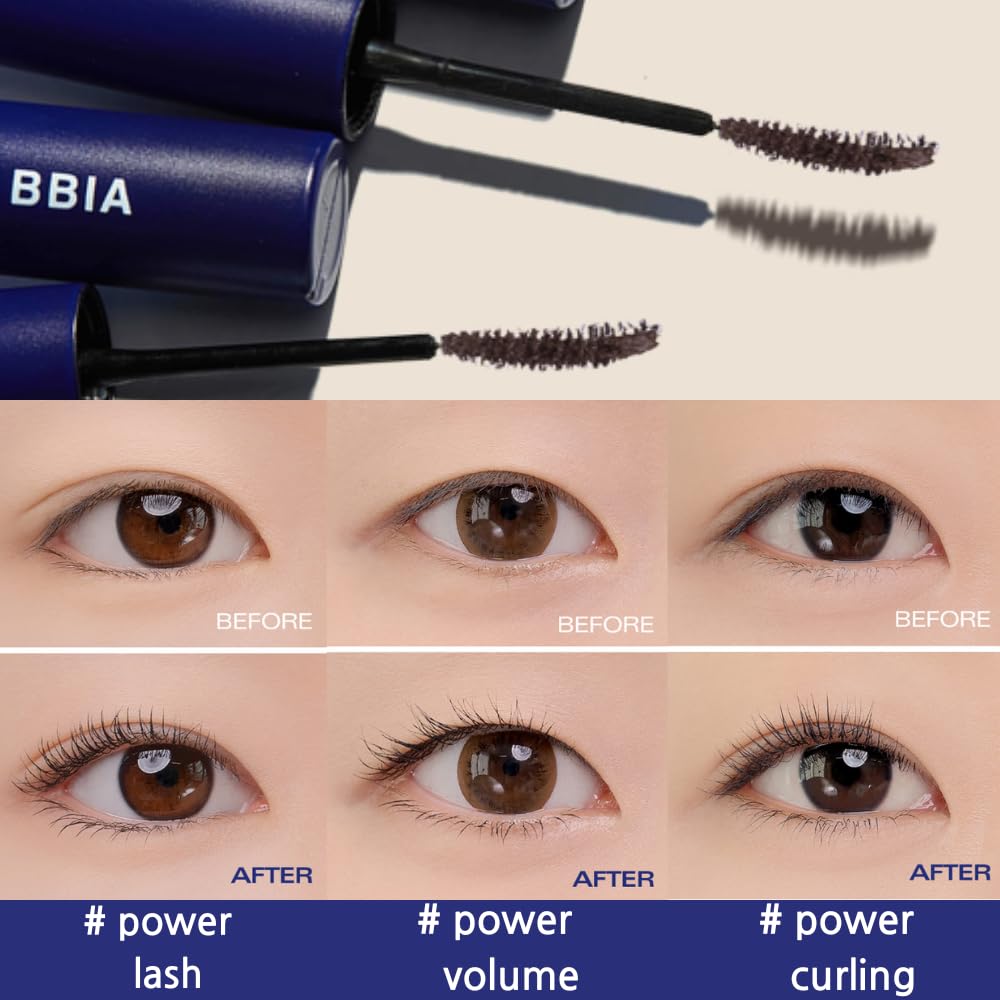 BBIA Never Die Mascara 2 Color – Power Brown | Waterproof, Curling & Lengthening