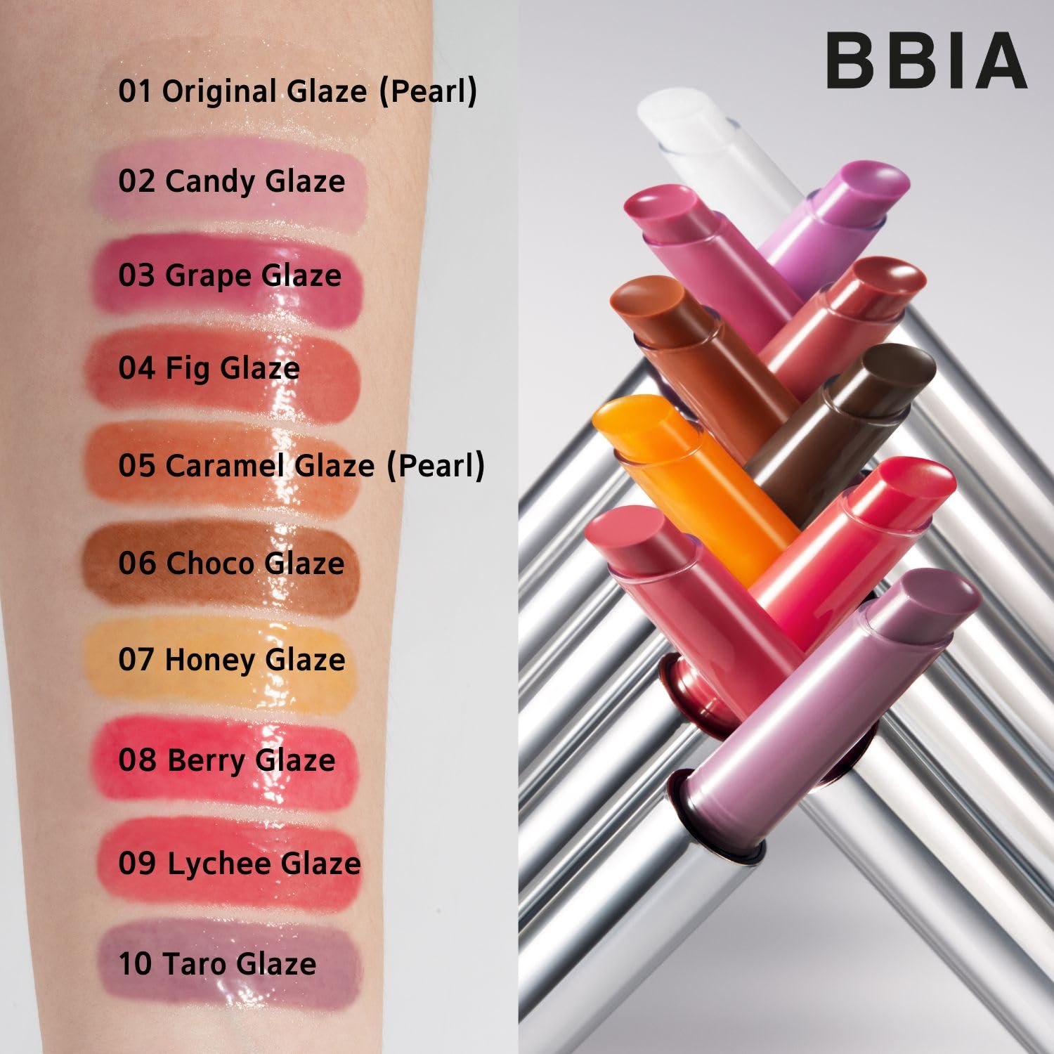 BBIA Over Glaze Stick – Lip Plumping Melting Balm Gloss (10 TARO GLAZE)