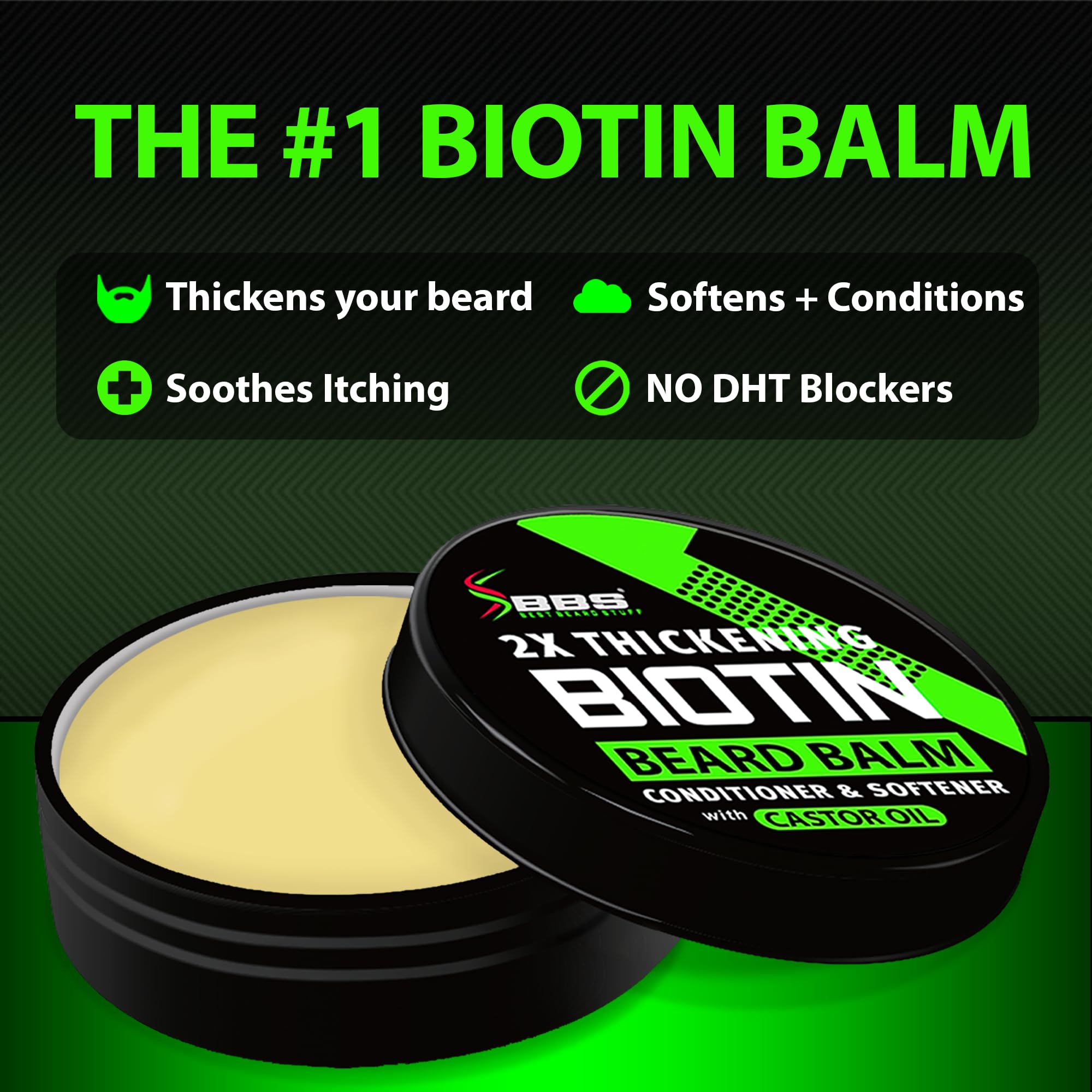 Beard Growth Kit for Thicker Fuller Beard - GROW Serum, Biotin Balm, Gummies, 11-in-1 Wash | BBS BEST BEARD STUFF