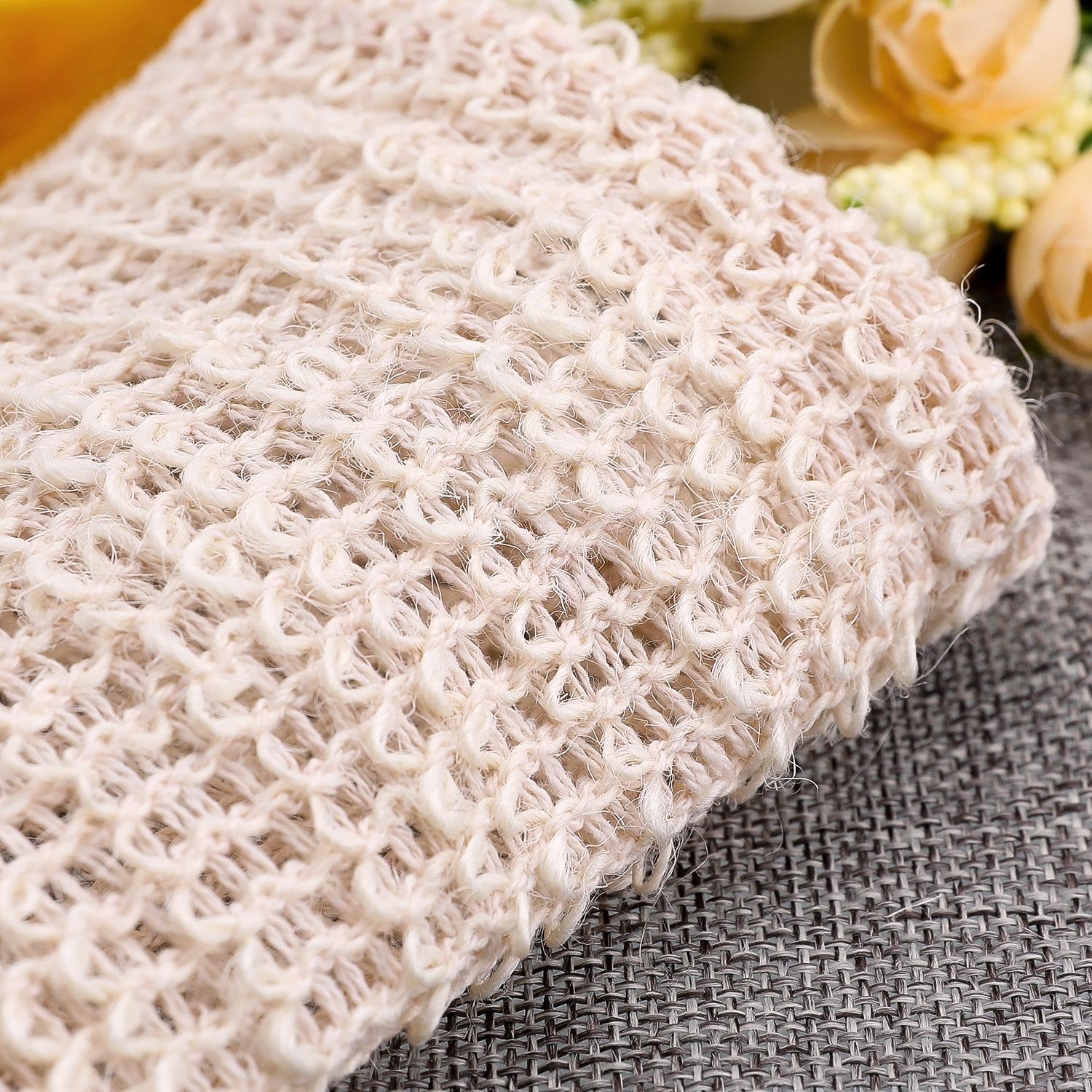 BBTO 15-Piece Soap Saver Bag | Exfoliating Sisal Mesh Pouch