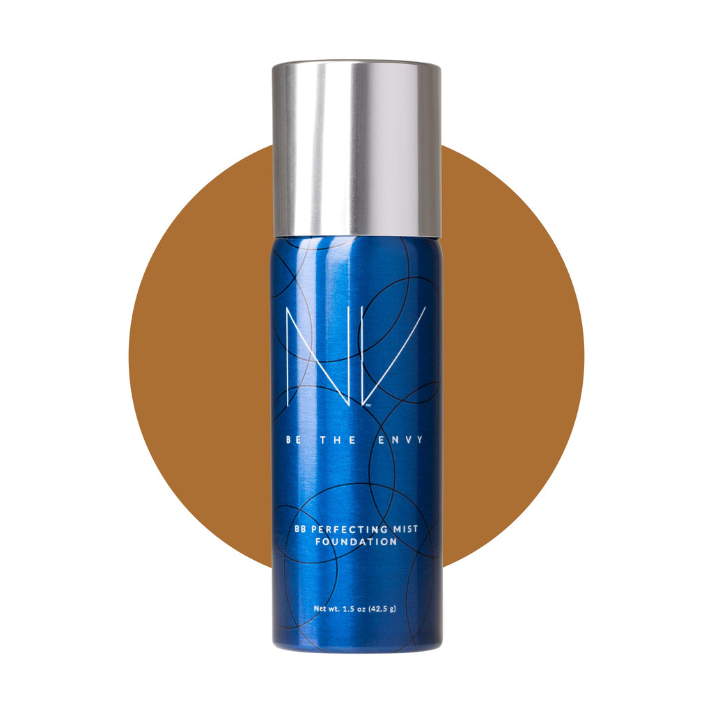 BE THE ENVY NV BB Perfecting Mist Foundation – Buildable Airbrush Coverage (Cool Toffee)