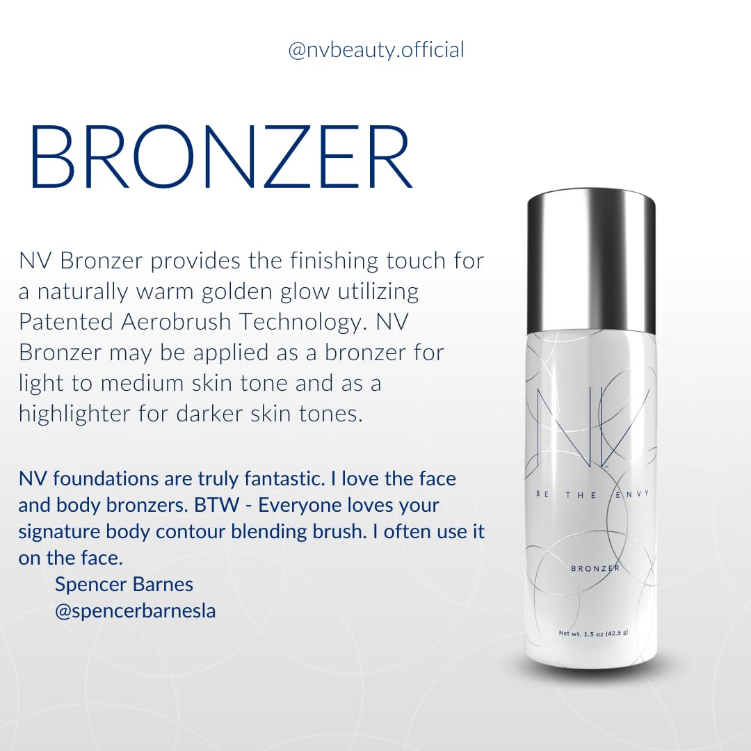 BE THE ENVY NV Perfecting Mist Bronzer | Hypoallergenic & Buildable (9 Shades)