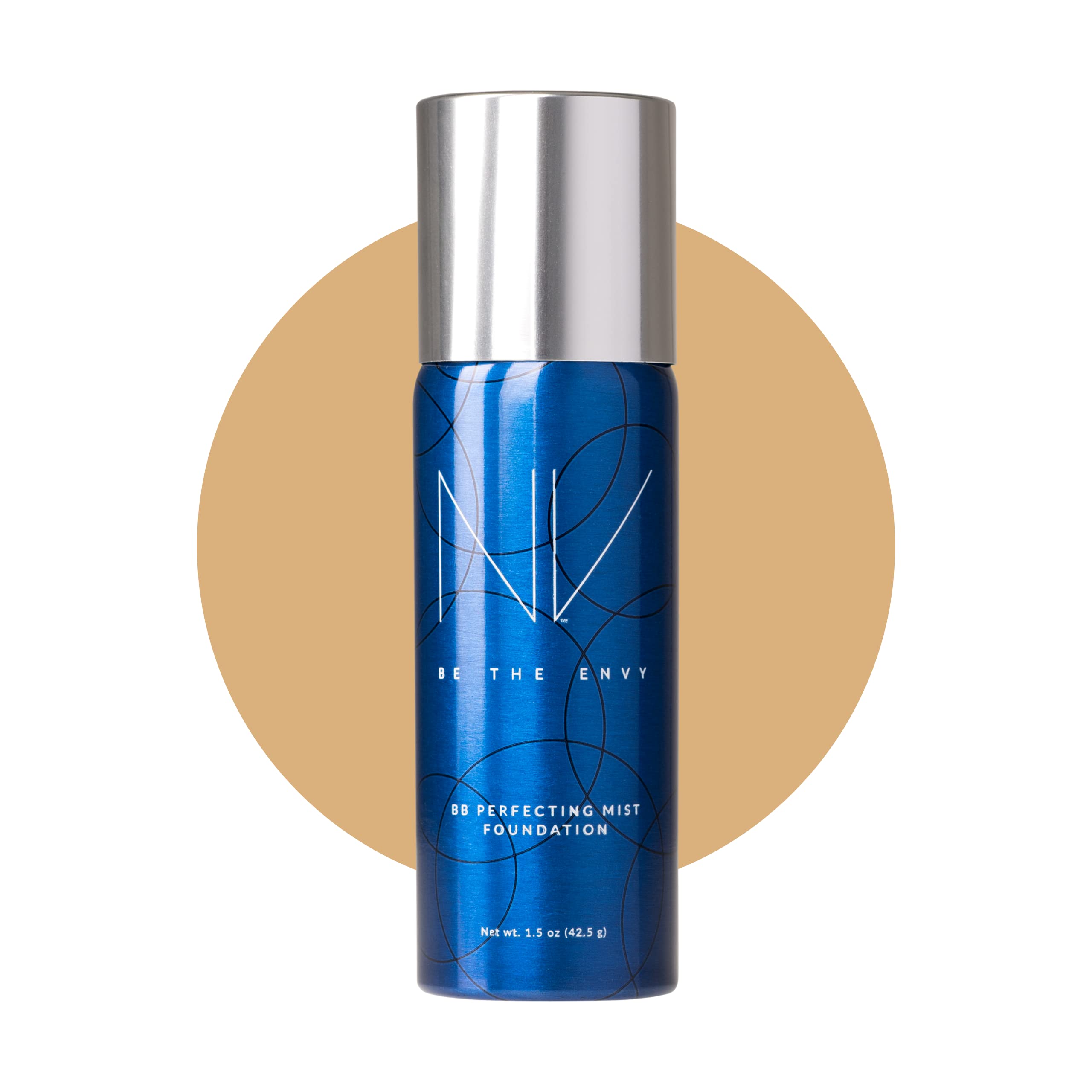 BE THE ENVY NV Perfecting Mist Foundation – Cool Sand | Airbrush Finish, Buildable Coverage, Clean Beauty
