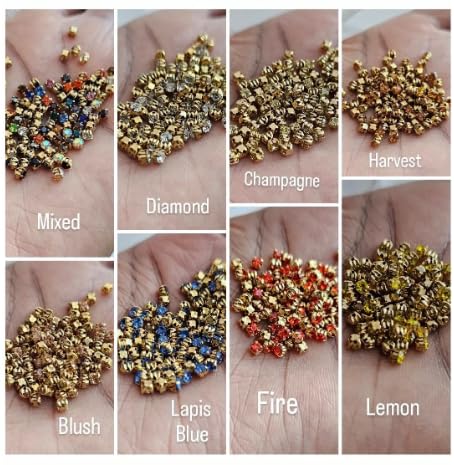 Bead It Wear It Love It 3mm Rhinestone Dreadlock Sprinkles Kit – Violet