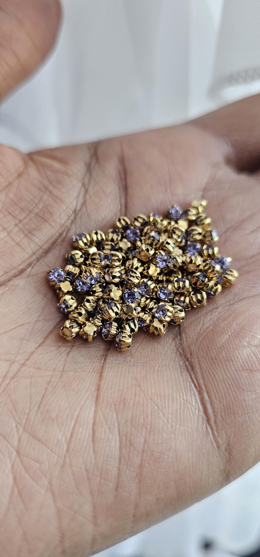 Bead It Wear It Love It 3mm Rhinestone Dreadlock Sprinkles Kit – Violet