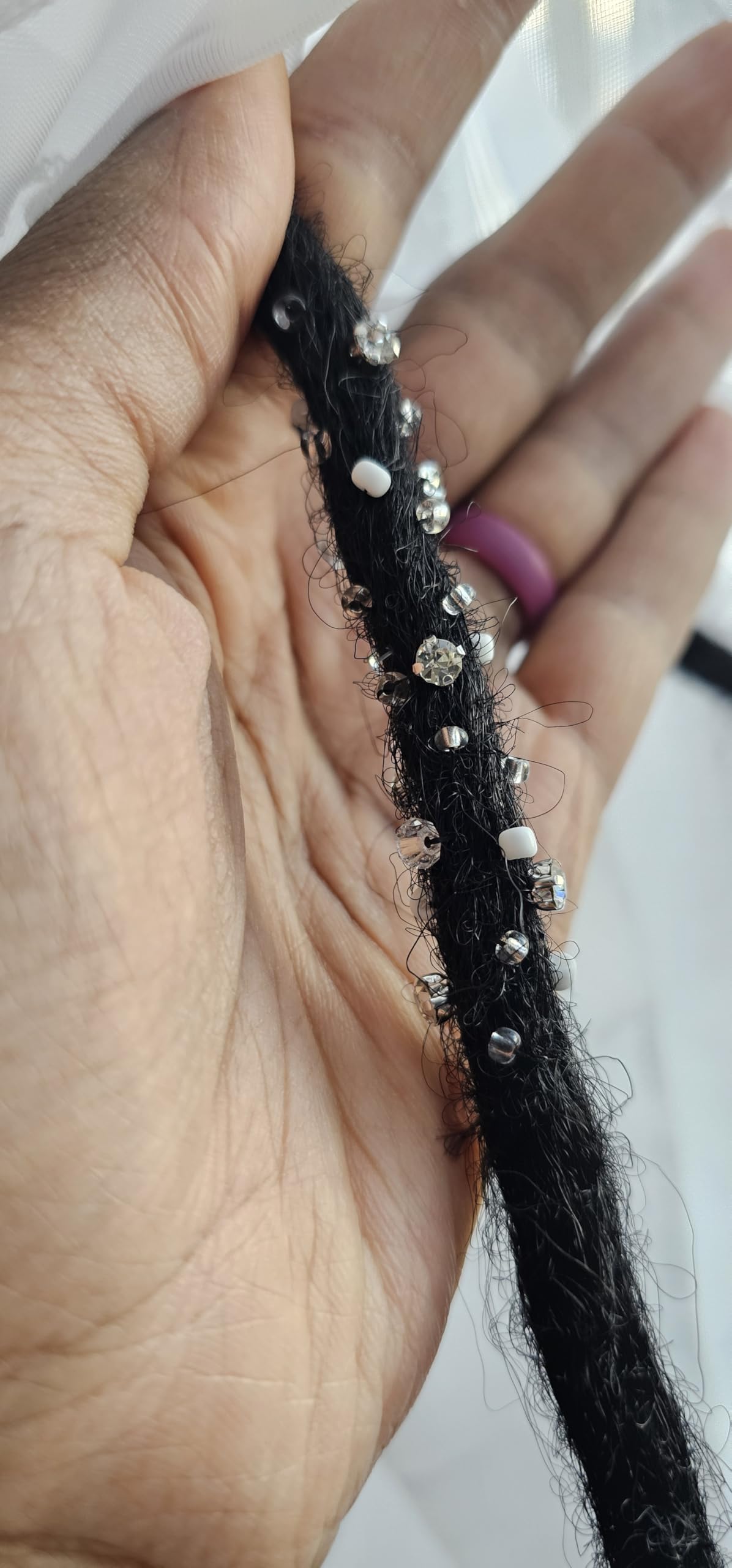 Bead It Wear It Love It 3mm Rhinestone Dreadlock Sprinkles Kit – Violet