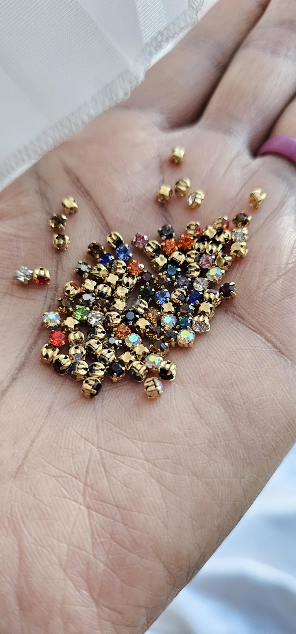 Bead It Wear It Love It 3mm Rhinestone Dreadlock Sprinkles Kit – Violet
