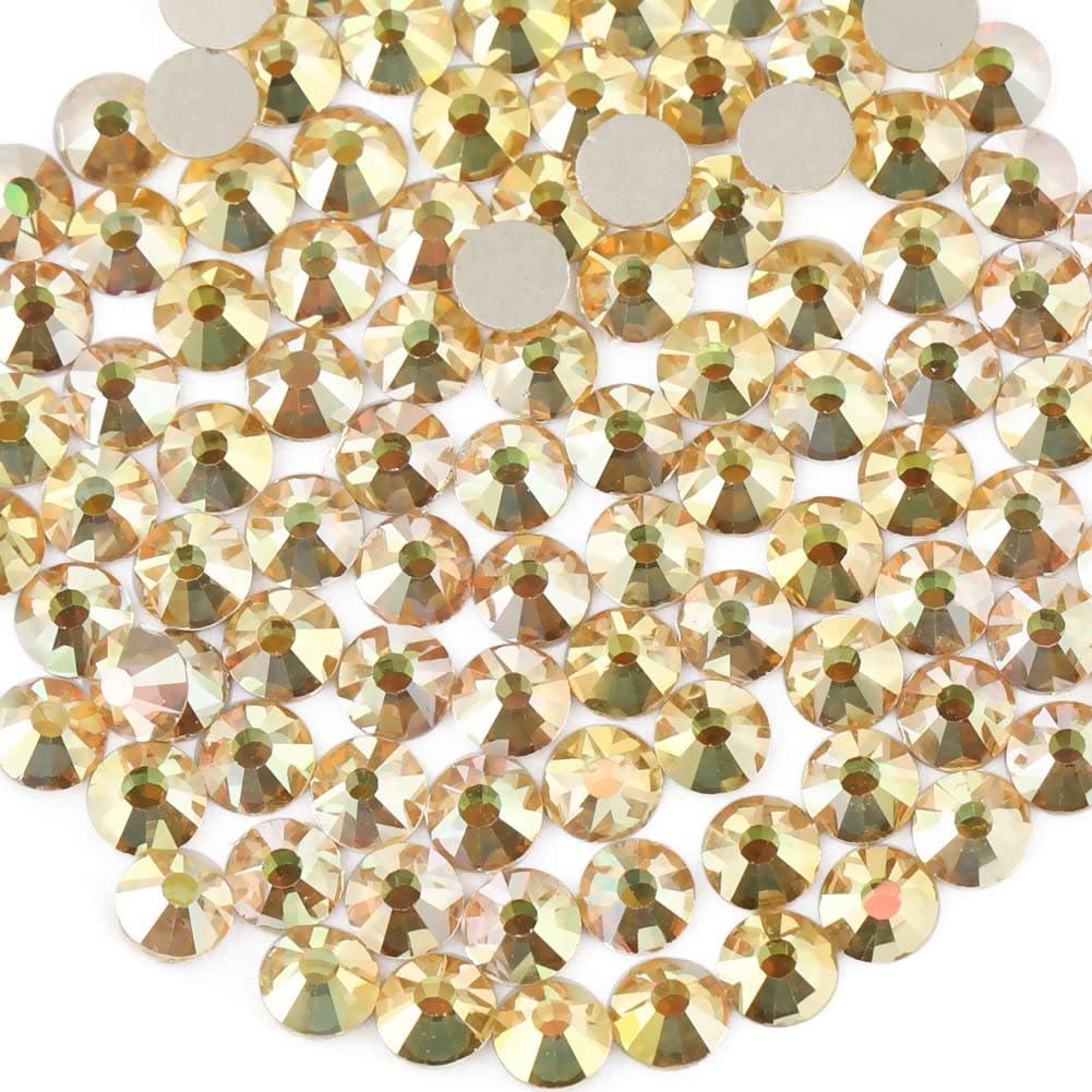 Beadsland Flat Back Crystal Rhinestones 10mm SS50, 144pcs – Nail Art & Crafts