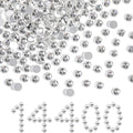 BEADSLAND Flatback Rhinestones Bulk – 14,400 White SS8 (2.3–2.5mm) for Nails, Crafts, Clothes, DIY Decoration