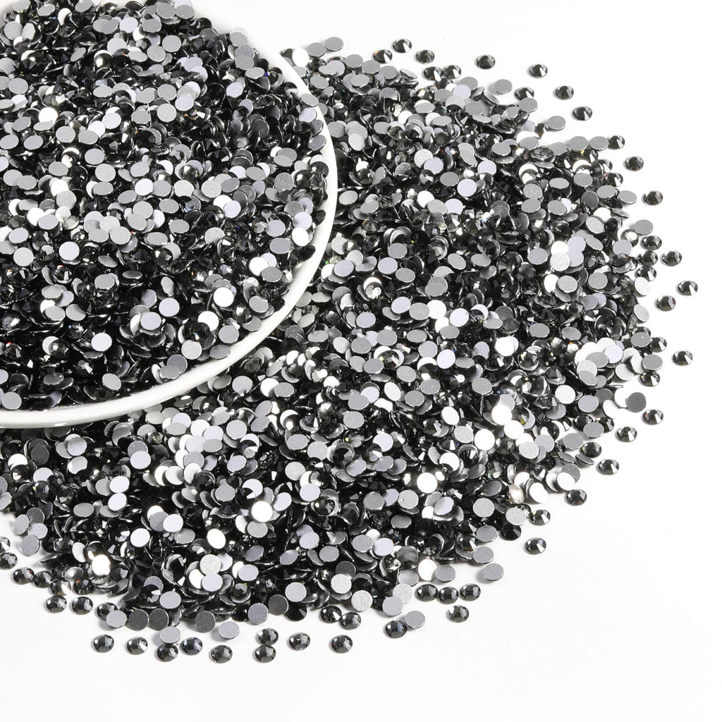 BEADSLAND Gray Flatback Rhinestones Bulk SS30 6.3-6.5mm – 2880pcs