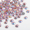 Beadsland 576pcs Light Pink AB Flatback Rhinestones – SS30 6.3–6.5mm for Nail Art & Crafts