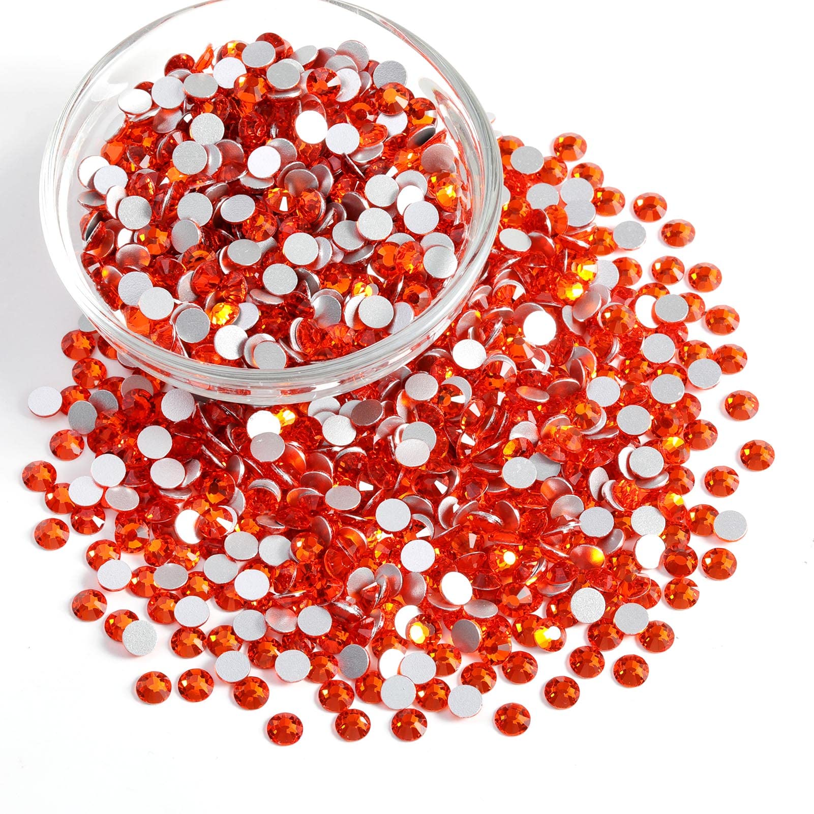 Beadsland Orange SS8 Flatback Rhinestones Bulk – 14,400pcs for Nails & Crafts