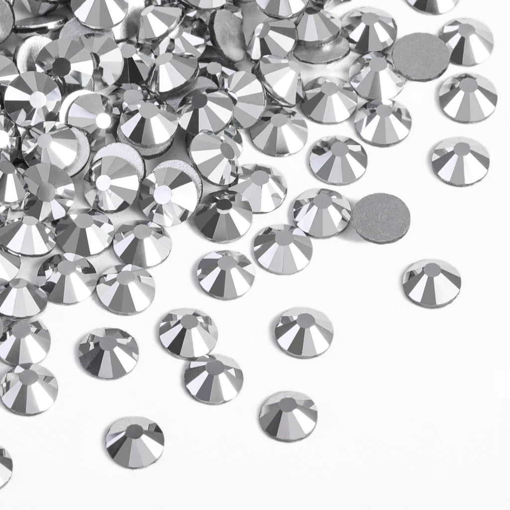 Beadsland 2880pcs Flat Back Rhinestones SS20 4.6-4.8mm – Silver Hematite for Nails & Crafts