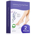Bealuz Foot Peel Mask – 2 Pairs Exfoliating Booties for Softer Feet in 1-2 Weeks (Lavender)