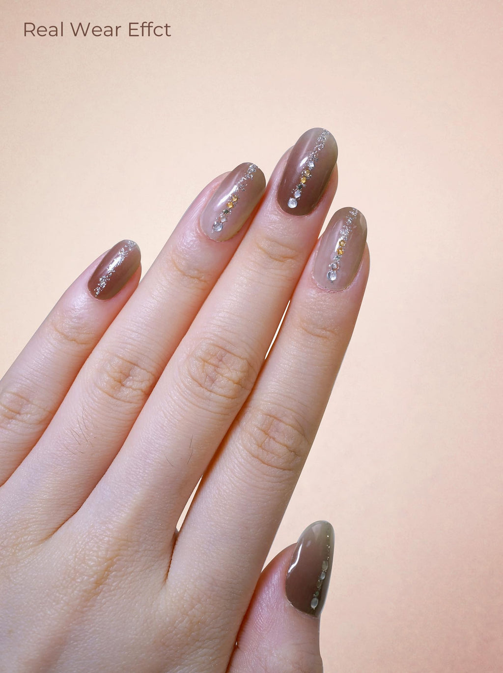 Beaolata Pre-Cured Gel Nail Strips 44PCS – Mystic Purple | Salon-Quality, No UV Light Needed